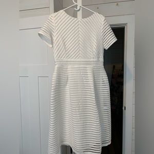 White Dress, worn one time, size 10